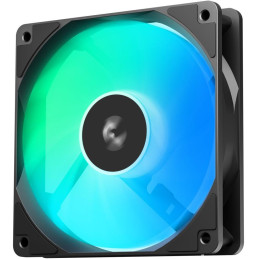 DEEPCOOL skříň CC550 4F / ATX / 4x120 mm ARGB fan / USB3 / USB2 / USB-C / tvrzené sklo / černá