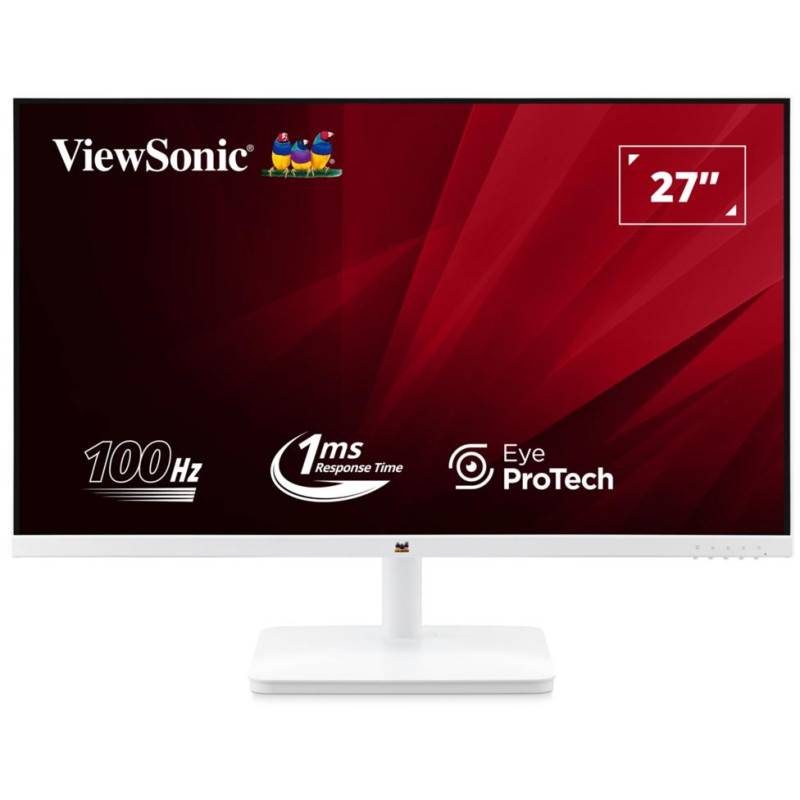 ViewSonic VA2732-H-W-2  27" 16:9  1920 x 1080 SuperClear® IPS monitor, VGA and HDMI, 1ms 100Hz, bílý