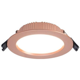 IMMAX NEO DOWN podhledové (stropní) svítidlo, 12cm, 12W, BEACON, CCT, měď/Rose gold, Wi-Fi, TUYA