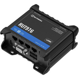 Teltonika RUT976 průmyslový router   3x LAN, 1x WAN, Dual SIM + eSIM, 5G Redcap, RS232/485, Wi-Fi 4