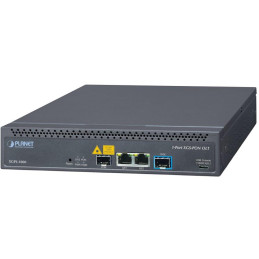 Planet GPON, 10G XGS-PON OLT, 2 GbE, 10G SFP+, 1 AC + 1 DC (G.984/G.988, 128 ONUs)