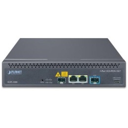 Planet GPON, 10G XGS-PON OLT, 2 GbE, 10G SFP+, 1 AC + 1 DC (G.984/G.988, 128 ONUs)