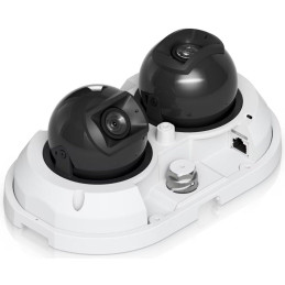 Ubiquiti UniFi AI Multi Sensor 2 W - kamera, 2x 8Mpx rozlišení, IR LED, AI detekce, IP66, IK10, 2.33x zoom, PoE+, bílá