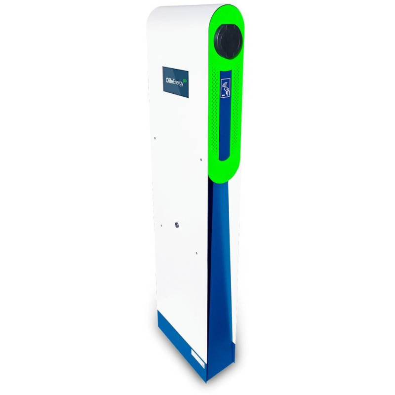 OlifeEnergy AC Lite nabíjecí stanice 2x22 kW, 2x kroucený kabel Typ 2, verze SMART
