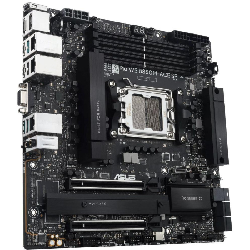 ASUS Pro WS B850M-ACE SE / B850 / AM5 / 4x DDR5 / DP / HDMI / M.2 / mATX