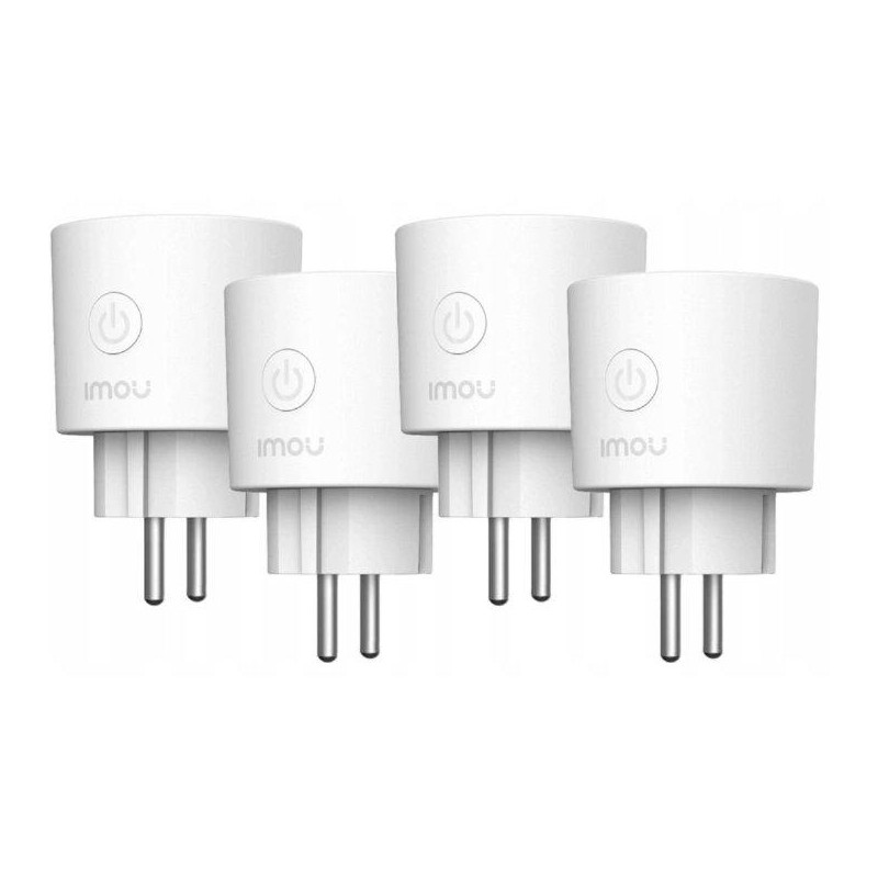 Imou chytrá zásuvka CE2P/ Wi-Fi/ Matter/ Bluetooth 5.0/ bílá/ 4ks v balení/ CZ app