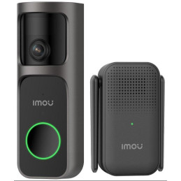 Imou chytrý domovní zvonek 3 Kit/ Wi-Fi/ 4Mpix/ 1920 x 1920/ H.265/ senzor pohybu/ IR přísvit/ černý/ CZ app