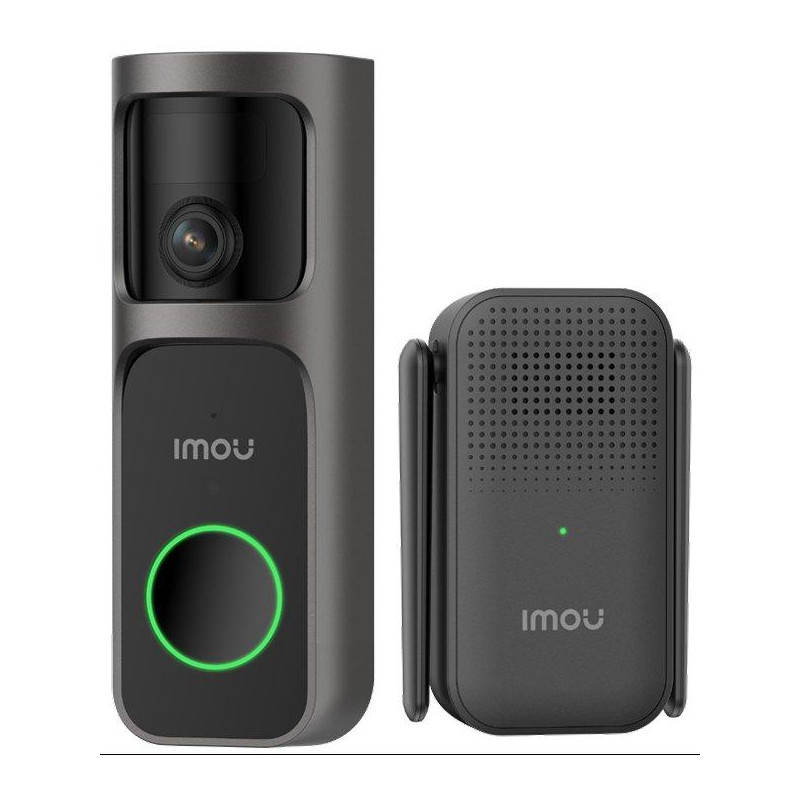 Imou chytrý domovní zvonek 3 Kit/ Wi-Fi/ 4Mpix/ 1920 x 1920/ H.265/ senzor pohybu/ IR přísvit/ černý/ CZ app