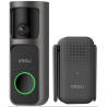 Imou chytrý domovní zvonek 3 Kit/ Wi-Fi/ 4Mpix/ 1920 x 1920/ H.265/ senzor pohybu/ IR přísvit/ černý/ CZ app
