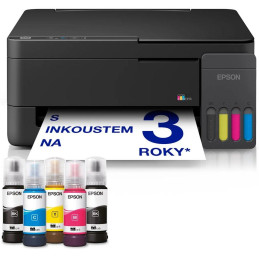 Epson EcoTank L3310/ 5760 x 1440/ A4/ MFZ/ ITS/ 4 barvy/ USB/ 5 let záruka po registraci