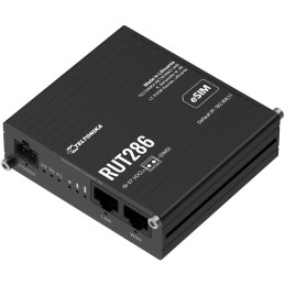 Teltonika RUT286 průmyslový router   1x LAN, 1x WAN, RS232/485. 2x SIM + eSIM, LTE Telit, Wi-Fi 4