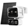 TP-Link Tapo C675D KIT venkovní WiFi Kamera duální, 2x 4K, 3840×2160, audio, IR 10m, SD, IP65, solar panel