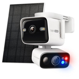 TP-Link Tapo C675D KIT venkovní WiFi Kamera duální, 2x 4K, 3840×2160, audio, IR 10m, SD, IP65, solar panel