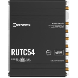 Teltonika RUTC54 průmyslový router   1x LAN, 4x WAN,  Dual SIM + eSIM,  5G Telit, Wi-Fi 6