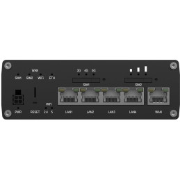 Teltonika RUTC54 průmyslový router   1x LAN, 4x WAN,  Dual SIM + eSIM,  5G Telit, Wi-Fi 6