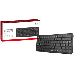 GENIUS LuxeMate Q7170BT Wireless/ duální BT+2,4GHz/ Copilot/ USB/ černá/ CZ+SK layout/ Android/ Smart TV