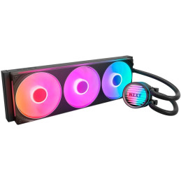NZXT vodní chladič Kraken Core 360 RGB / 3x120mm RGB fan / 4-pin PWM / single frame fan / 6 let