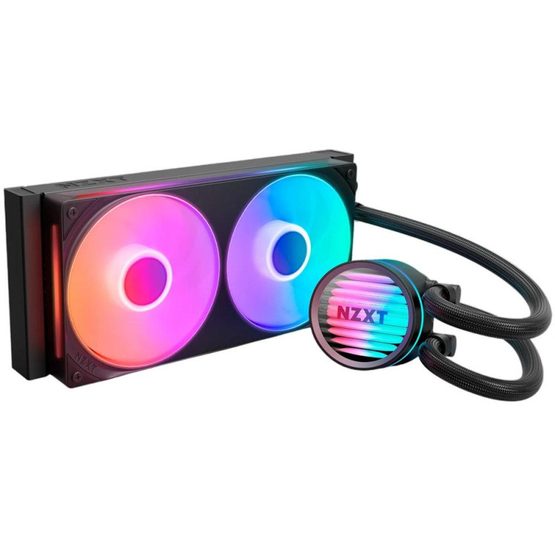 NZXT vodní chladič Kraken Core 240 RGB / 2x120mm RGB fan / 4-pin PWM / single frame fan / 6 let