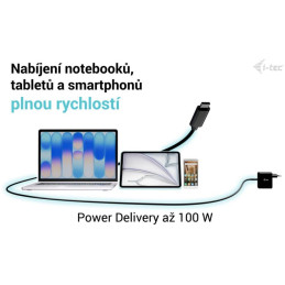 I-tec USB-C nabíjecí kabel 1,8m