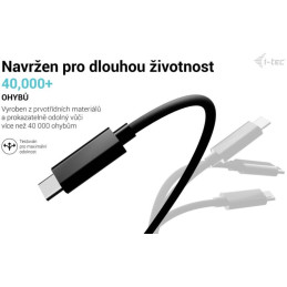 I-tec USB-C nabíjecí kabel 1,8m