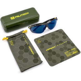GUNNAR kancelářske/herní brýle CYBERPUNK MILITECH ONYX  SIGNAL YELLOW* sluneční* BLF 90* NEUTRAL Focus