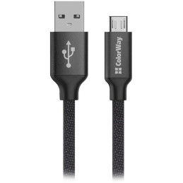 Colorway Datový Kabel Usb / Micro Usb/ 2m/ 2.4A/ Černý