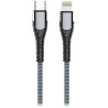 Colorway Datový Kabel Type C-Apple Lightning/ 3.0/ Fast Charging/ 30W/ 2m/ Šedý