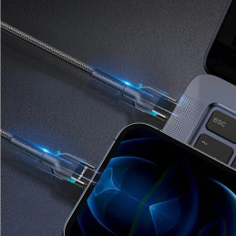 Colorway Datový Kabel USB-C/ USB-C/ 3A/ Fast Charging 60W/ 1m/ černý