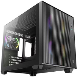 DEEPCOOL skříň CG330 MESH 3F microATX / 2x140mm+1x120mm ARGB fan / USB 3.0 / USB 2.0/ USB-C/ mesh panel / černá