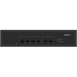 Imou switch SF106P/ 4x 10/100 M PoE port/ 2x 10/100M Uplink port/ IEEE 802.3af/at/ 1.2Gbps/ černý