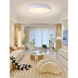 POŠKOZENÝ OBAL - IMMAX NEO RONDATE SLIM SMART stropní svítidlo 80 x 7cm 65W bílé, Zigbee 3.0, TUYA