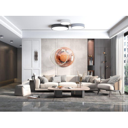 POŠKOZENÝ OBAL - IMMAX NEO RONDATE SLIM SMART stropní svítidlo 80 x 7cm 65W bílé, Zigbee 3.0, TUYA