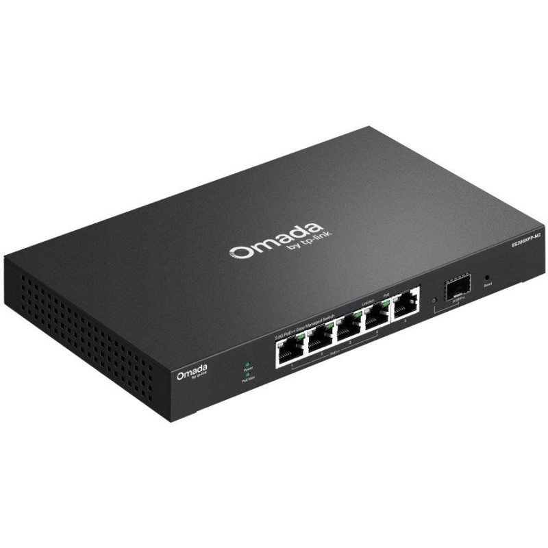 TP-Link ES206XPP-M2 Omada 4portový 2,5G + 1portový 10G PoE++ Easy Managed Switch