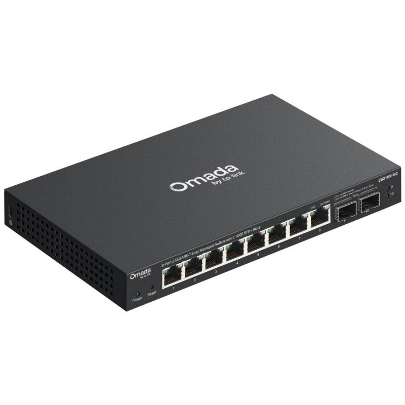 TP-Link ES210X-M2 Omada 8portový 2.5G BASE-T Easy Managed switch se 2 sloty 10GE SFP+