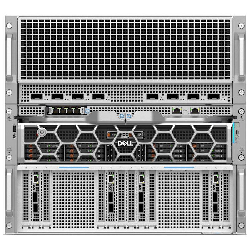 DELL PowerEdge XE9780/16xNVMe/2xXeon6747P/2048GB/4x3.2TB NVMe/12x3200W/iDRAC Ent./8x HGX B300/BOSS/2x400GbE/3Y PS NBD