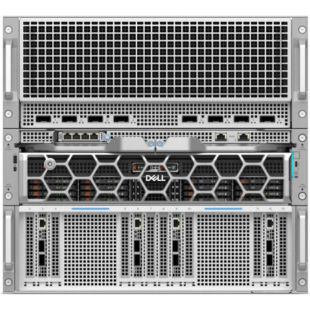 DELL PowerEdge XE9780/16xNVMe/2xXeon6747P/2048GB/4x3.2TB NVMe/12x3200W/iDRAC Ent./8x HGX B300/BOSS/2x400GbE/3Y PS NBD