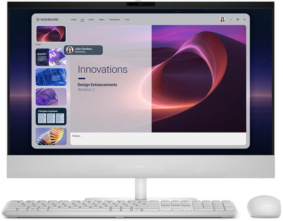 DELL EC24260 24 AIO/ U5-322/ 16GB/ 512 GB SSD / 23.8" FHD/ WiFi/ W11Pro/ 1Y Basic on-site