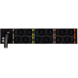 EATON ePDU G4: Měřený vstup IEC 2U horizontální, In: IEC60309 32A 3P - Out: 12xC13,12xC39