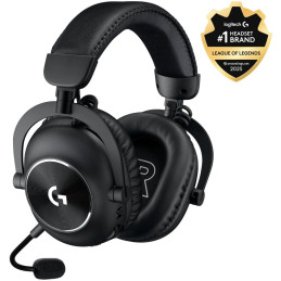 Logitech headset G PRO X 2 Lightspeed Wireless/ sluchátka + mikrofon/ Bluetooth/ 3,5mm jack/ černá