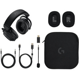 Logitech headset G PRO X 2 Lightspeed Wireless/ sluchátka + mikrofon/ Bluetooth/ 3,5mm jack/ černá