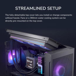 COUGAR PC skříň MX600 Max RGB Black