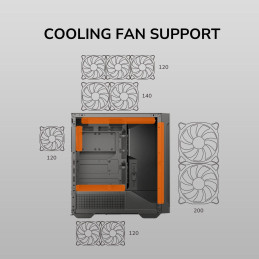 COUGAR PC skříň MX600 Max RGB Black