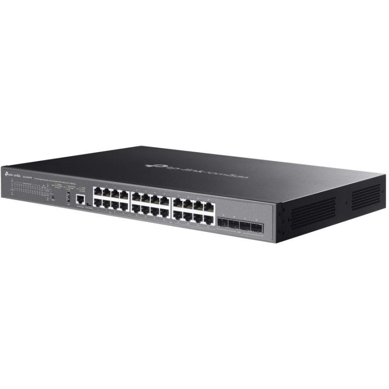 TP-Link SG5428XMPP, Omada 24-Port Gigabit Smart L3 PoE++ Switch, 16x PoE+, 8x PoE++, 4x 10GB SFP+, 500W PoE budget