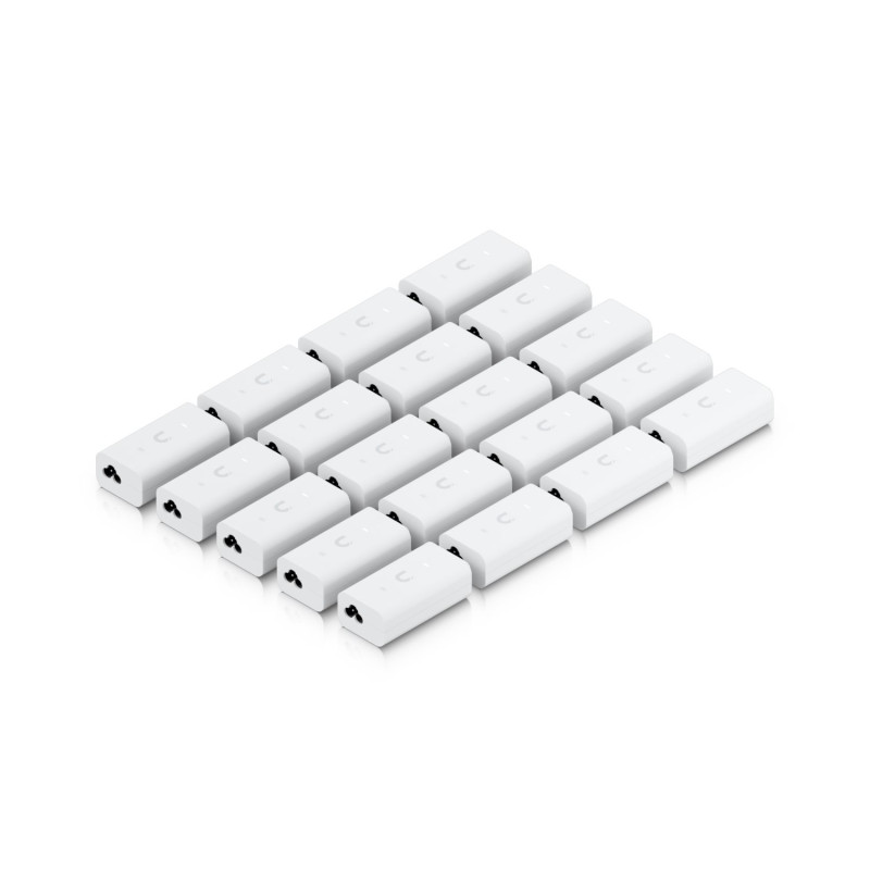 Ubiquiti UniFi Adapter PoE 24V 12W, 12W PoE adaptér s 2,5 GbE konektivitou, 20-pack