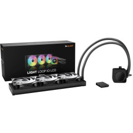 Be quiet! vodní chladič CPU Light Loop IO LCD ARGB 360mm / 3x120mm PWM fan / displej / IO ekosystém /Intel i AMD / černý