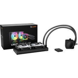 Be quiet! vodní chladič CPU Light Loop IO LCD ARGB 240mm / 2x120mm PWM fan / displej / IO ekosystém /Intel i AMD / černý