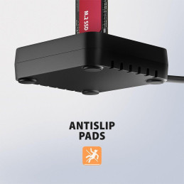 AXAGON dockovací stanice 1x M.2 NVMe SSD / ADSA-M2C11L / USB-C / USB 3.2 Gen2 / kabel 30cm USB-C na USB-C