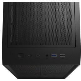 Krux skříň Vox / ATX / 3x140mm a 1x120 mm ARGB fan / USB 2.0 / USB 3.0 / USB-C / tvrzené sklo /  černá