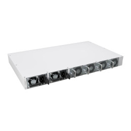 MikroTik Cloud Router Switch CRS812-8DS-2DQ-2DDQ-RM, 2x10 GbE, 2QSFP56-DD, 2QSFP56, 8SFP56, 2PSU, L6