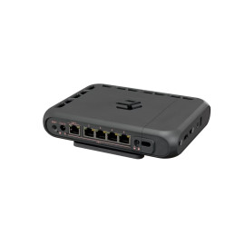 MikroTik MA53UG+HbeH, hAP be3 Media Wi-Fi 7 Router, BE9300, 5x2.5G, MicroSD, 2xUSB-A, 1xUSB-C